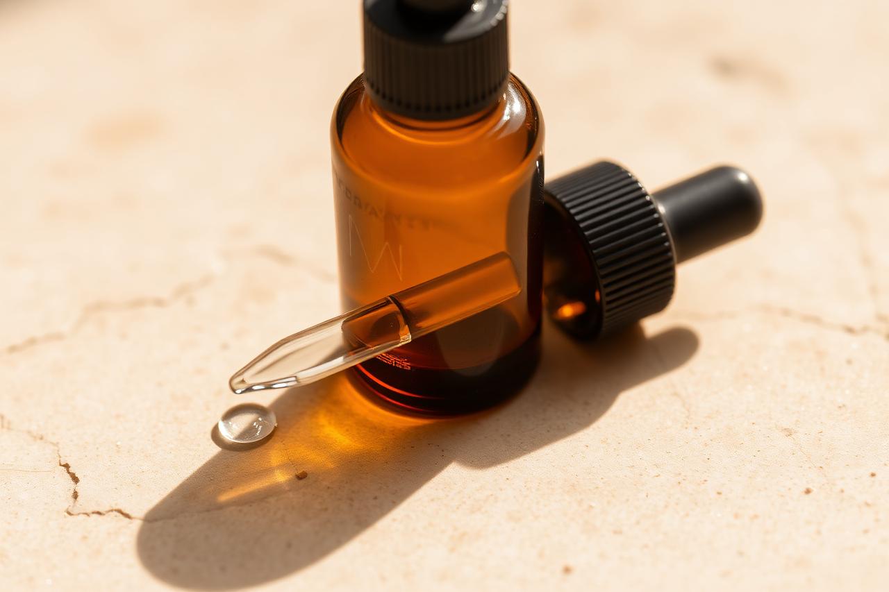 GHK-Cu serum in an amber glass bottle with dropper – tolerance and side effects